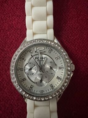 Fossil ES2344 Multifunction watch/ 37mmto 38mmstainless steel silver tone case